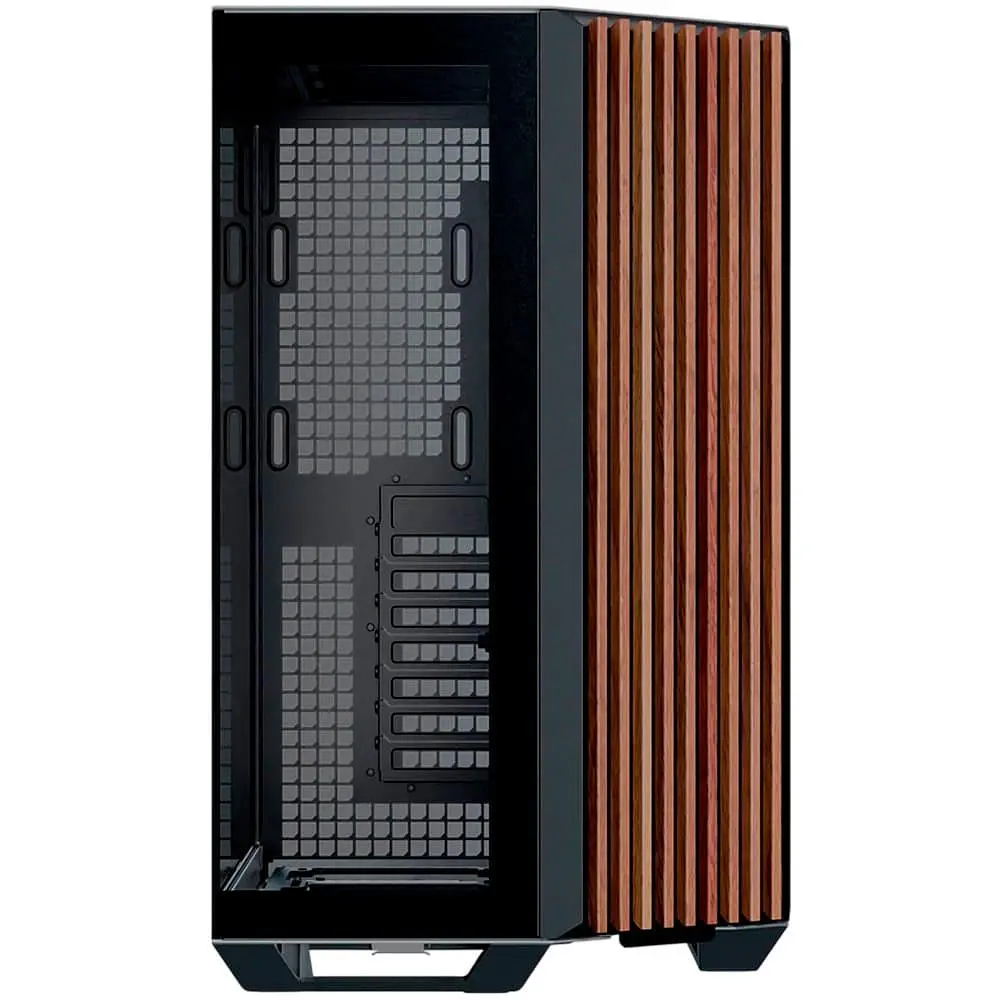 Корпус APNX V1-W Tempered Glass без БП Black/White/Wood (APCM-VI01103.M1) - фото 3