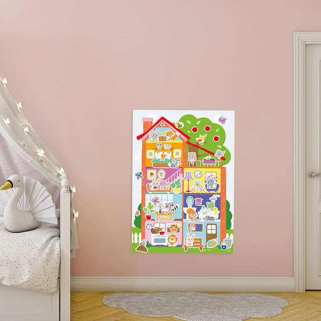 Набор для творчества с наклейками SES Creative My first Уютный Дом (14476S) - фото 4