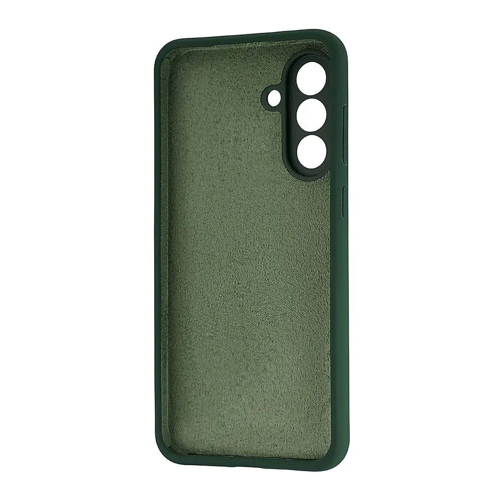 Чохол Silicone Case Samsung A36 (A366) Dark Green - фото 2