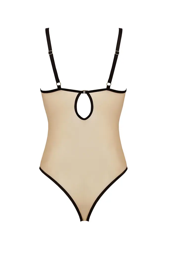 Еротичне боді Casmir Daisy Body XXL/XXX бежевий - фото 4