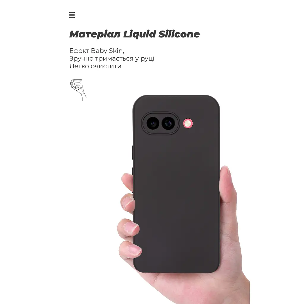 Чехол для мобильного телефона Armorstandart ICON Google Pixel 9a Camera cover Black (ARM83646) - фото 7