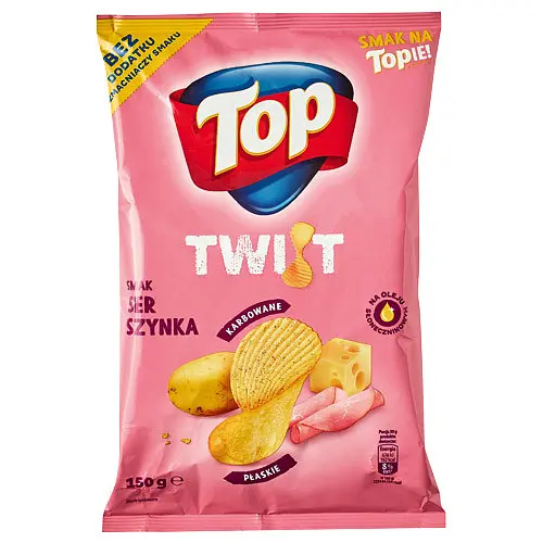 Чіпси Top шинка та сир 150 г.