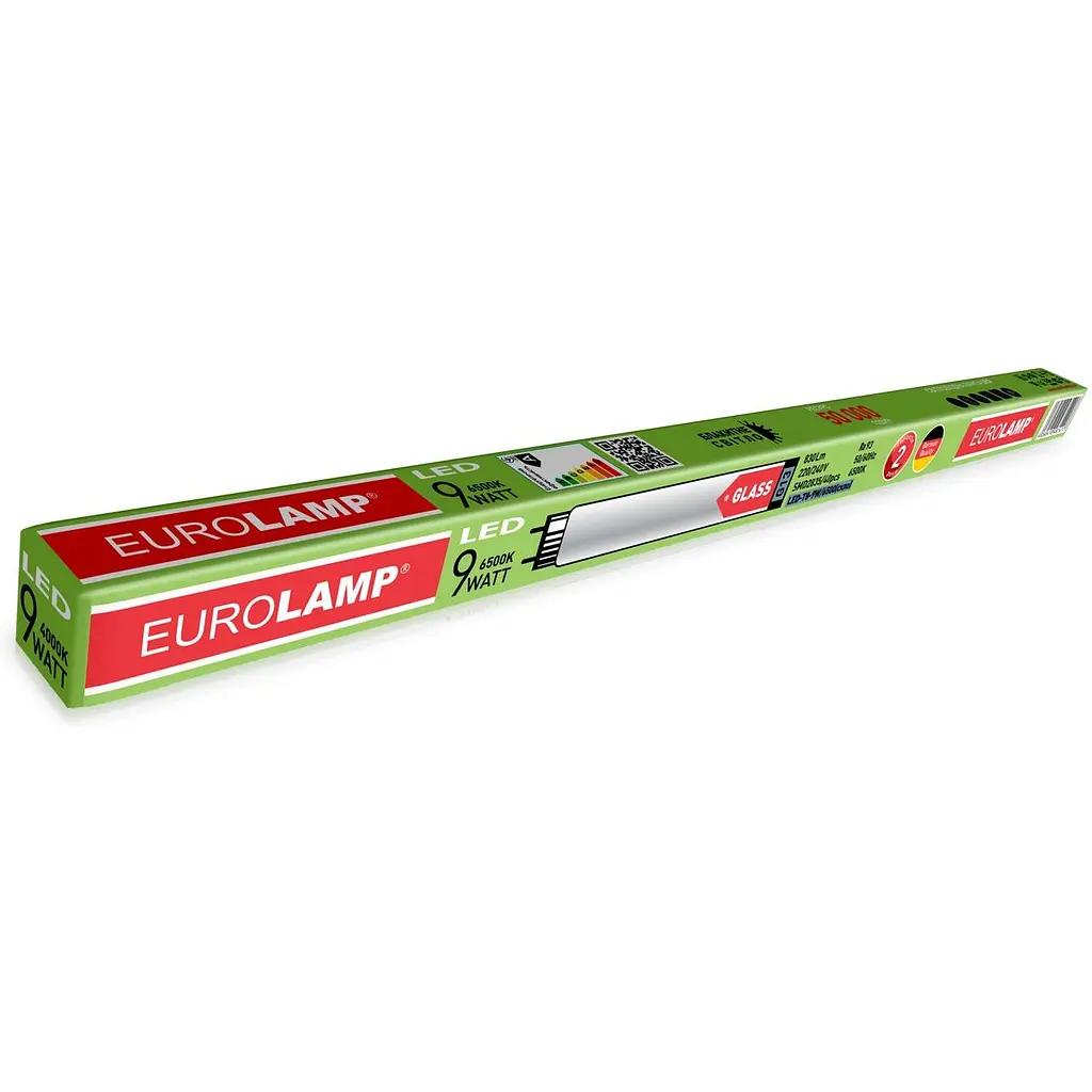 Світлодіодна лампа Eurolamp, T8, 9W, 6500K (LED-T8-9W/6500(скло)) - фото 3