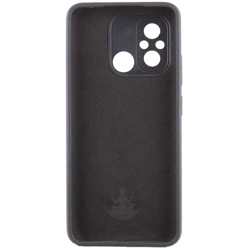 Чохол Lakshmi Silicone Cover Full Camera AA with logo для Xiaomi Redmi 12C/Poco C55 Чорний/Black - фото 3