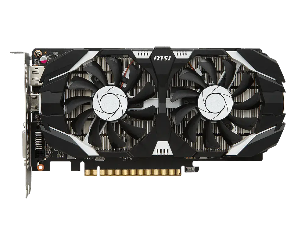 Відеокарта GeForce GTX 1050 2GB MSI GT OC (GTX 1050 2GT OC) Б/В