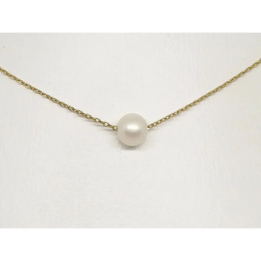 Золоте кольє Імперія золота з перлами. ПК320И 40 - фото 2