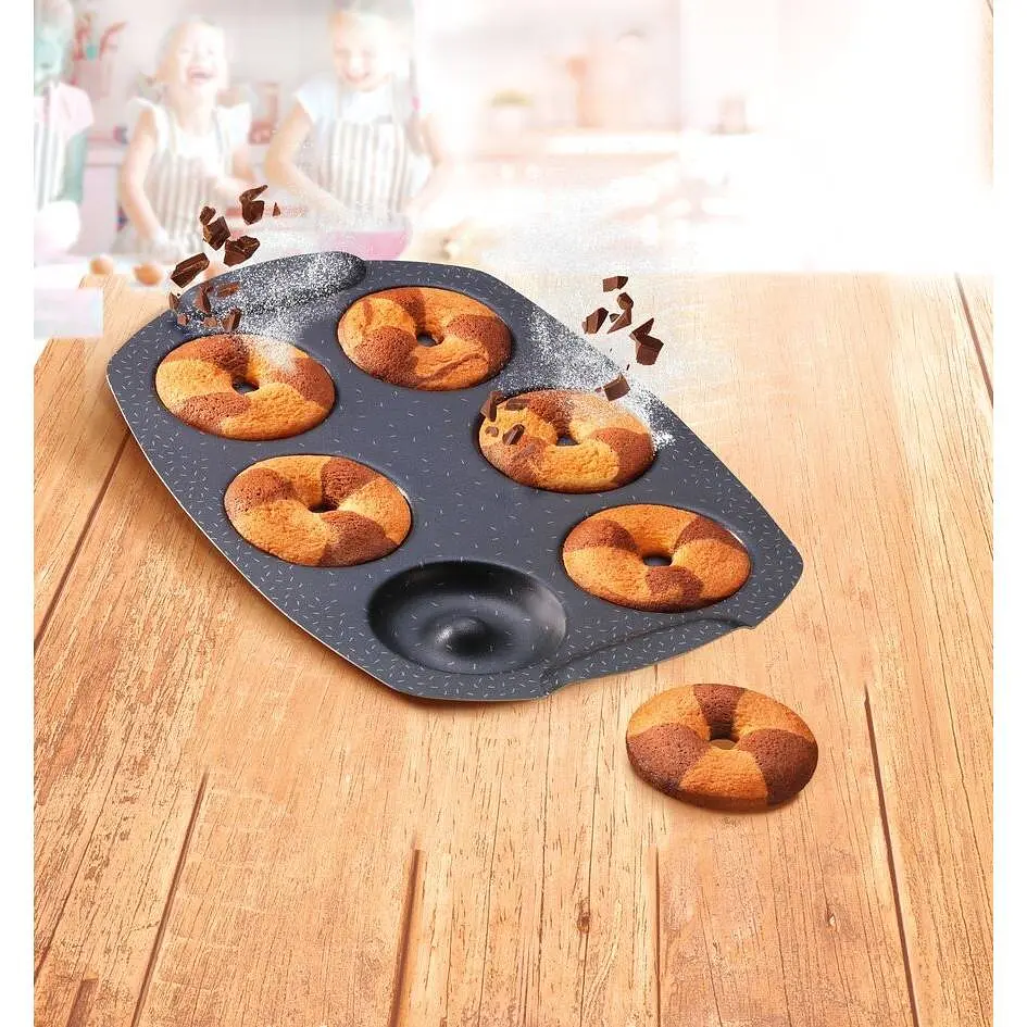 Деко Tefal PerfectBake з 6 круглими формами 21х29 см коричневе (J5734602) - фото 5