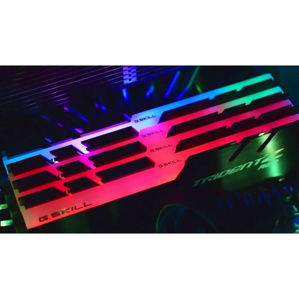 Память для настільних компютерів G.Skill 32 GB (2x16GB) DDR4 3200 MHz Trident Z RGB (F4-3200C16D-32GTZR) - фото 5
