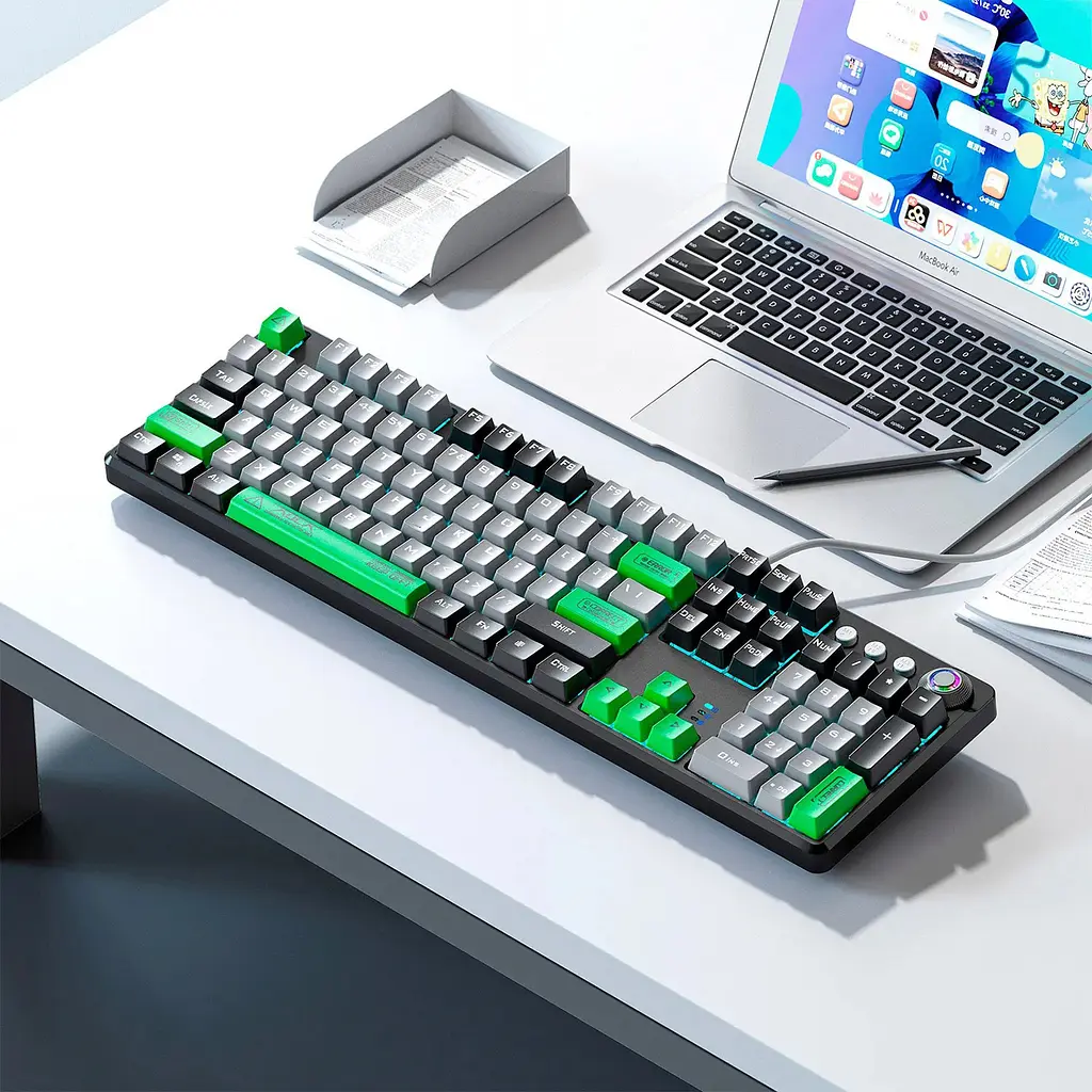 Клавиатура Aula F2088 Pro KRGD Blue Switch White/Violet [6948391234915] UA [97923] - фото 4