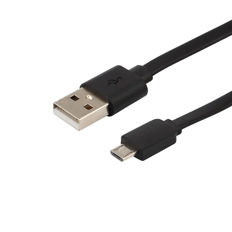 Кабель для заряджання ATVS USB microUSB 0.3 м Black (17969-hbr) - фото 2