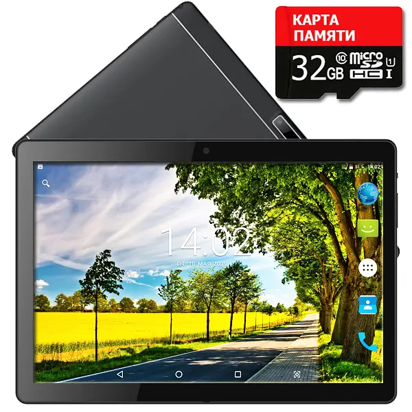 Планшет телефон Hoozo X1001 Lite Full HD 32Gb LTE Jet Black + Карта пам'яті 32GB - фото 2