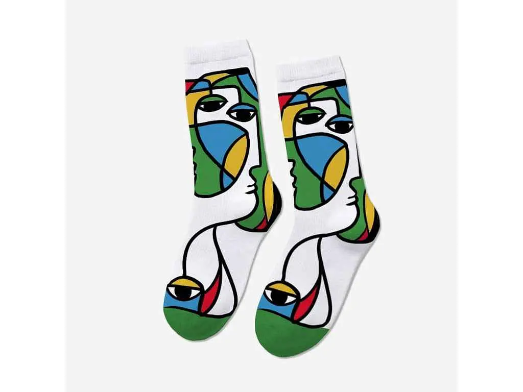 Шкарпетки SUPER SOCKS S188 Пікассо подарунковий набір жін арт.009/к р.36-40 4пар - фото 3