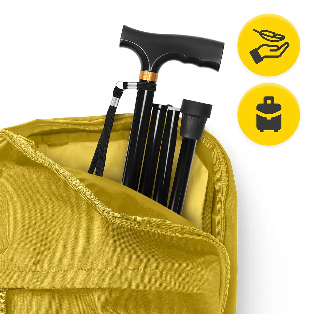 Тростина для ходьби 4FIZJO складна, регульована Black (P-5905973406482) - фото 11