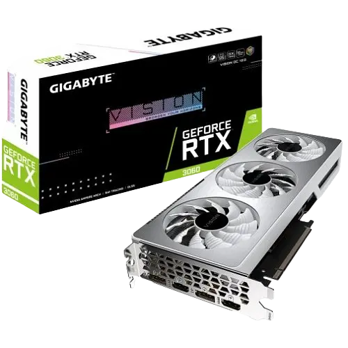 Відеокарта GeForce RTX 3060 12GB Gigabyte Vision OC (GV-N3060VISION OC-12GD) Б/В - фото 2