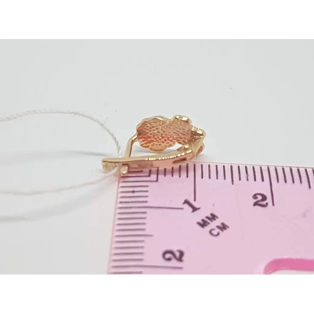 Золоті сережки Tango з емаллю. 400213Е - фото 5