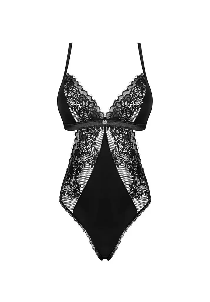 Боді Obsessive Maderris XL/2XL чорний - фото 5