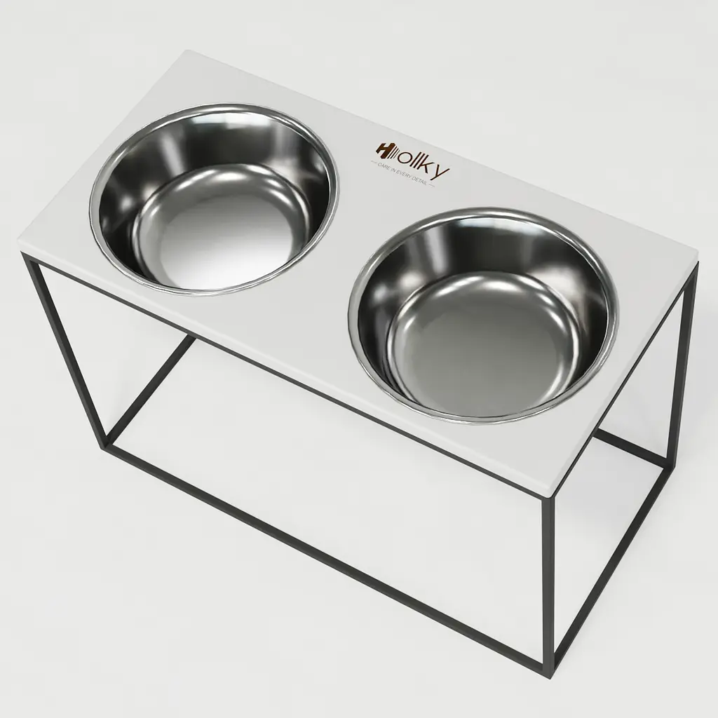 Hollky Base XXL40 — миски на підставці для дуже великих собак (2 × 2,8 л) - фото 8