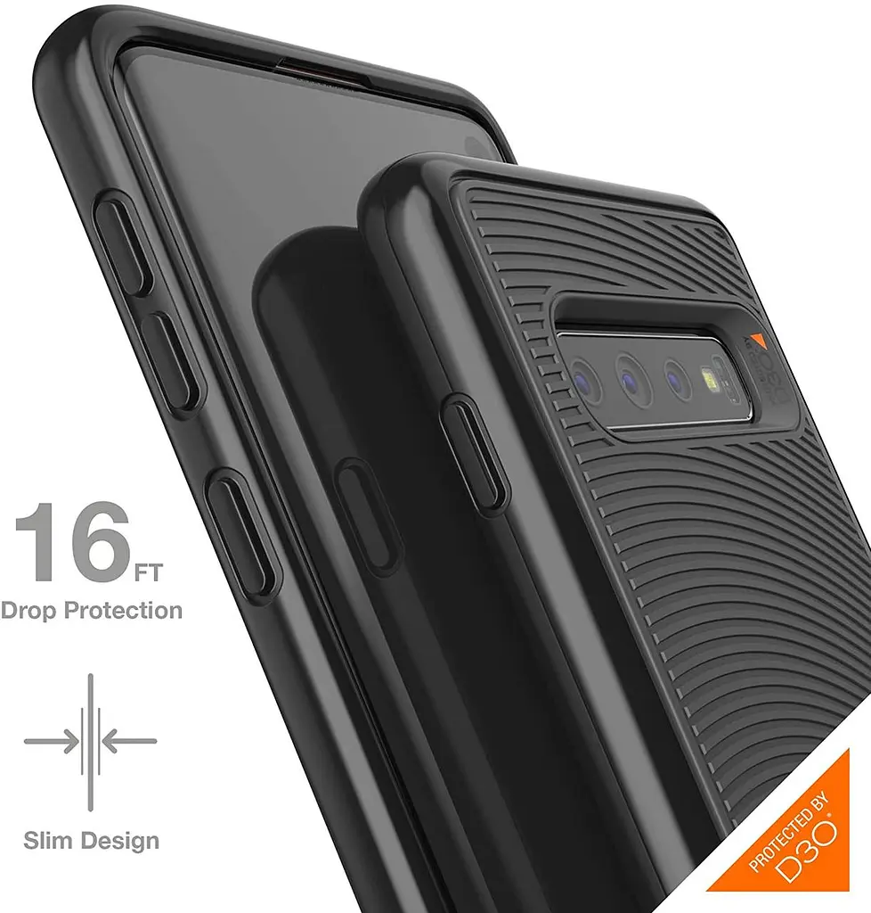 Протиударний чохол GEAR4 Battersea D3O для Samsung Galaxy S10 (6.1") Black - фото 3