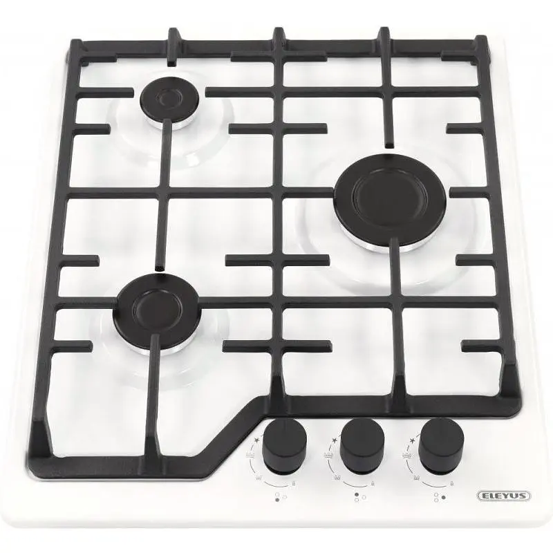 Газовая варочная поверхность Eleyus Magenta 45 WH CF - фото 2
