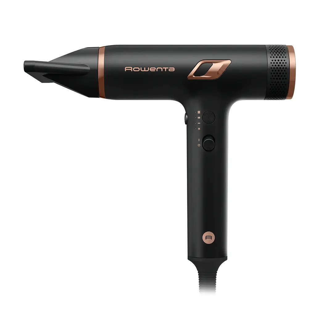 Фен Rowenta T-Shape Maestria Nano, 1700Вт, 3 режима, диффузор, ионизация, холодный обдув, черный - фото 2