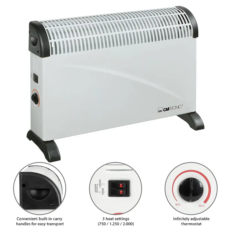 Конвекційний обігрівач Clatronic KH 3077 - фото 3