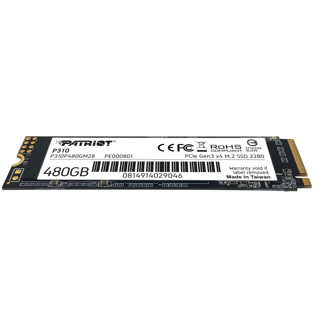 Накопичувач SSD M.2 2280 480GB Patriot (P310P480GM28) - фото 4