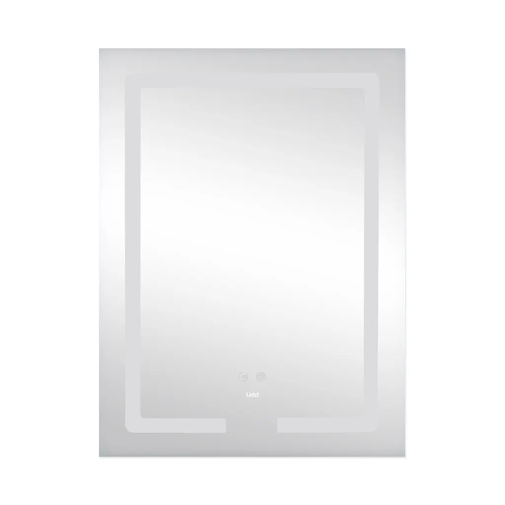 Дзеркало Lidz Kubis 600x800 з LED-підсвічуванням Touch, з антизапотіванням, з диммером яскравості LD78LF9376080 - фото 3