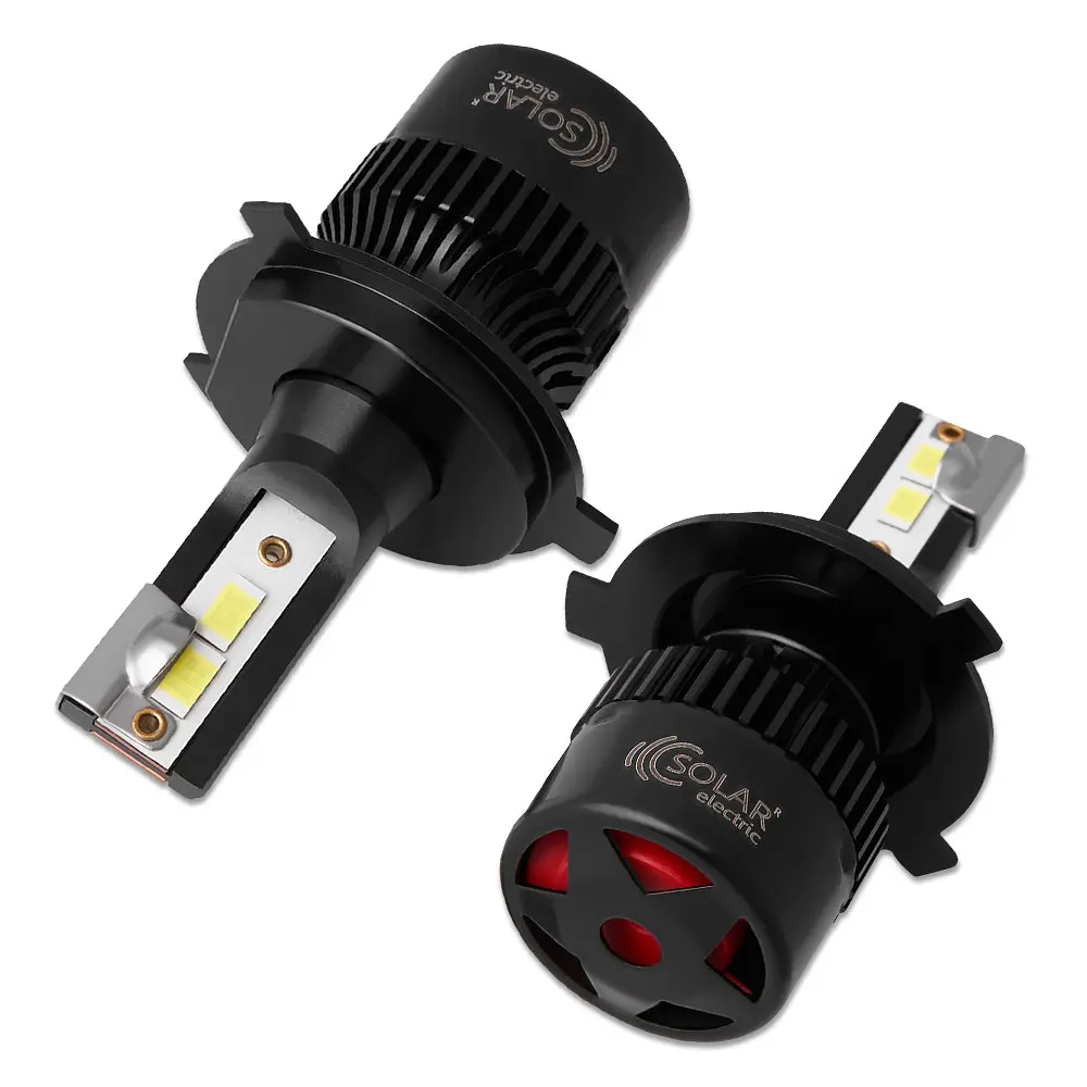 Автолампа Solar LED H4 12/24V 50W 5000 Lm 6500K CSP3570 2 шт. (8504S2) - фото 3