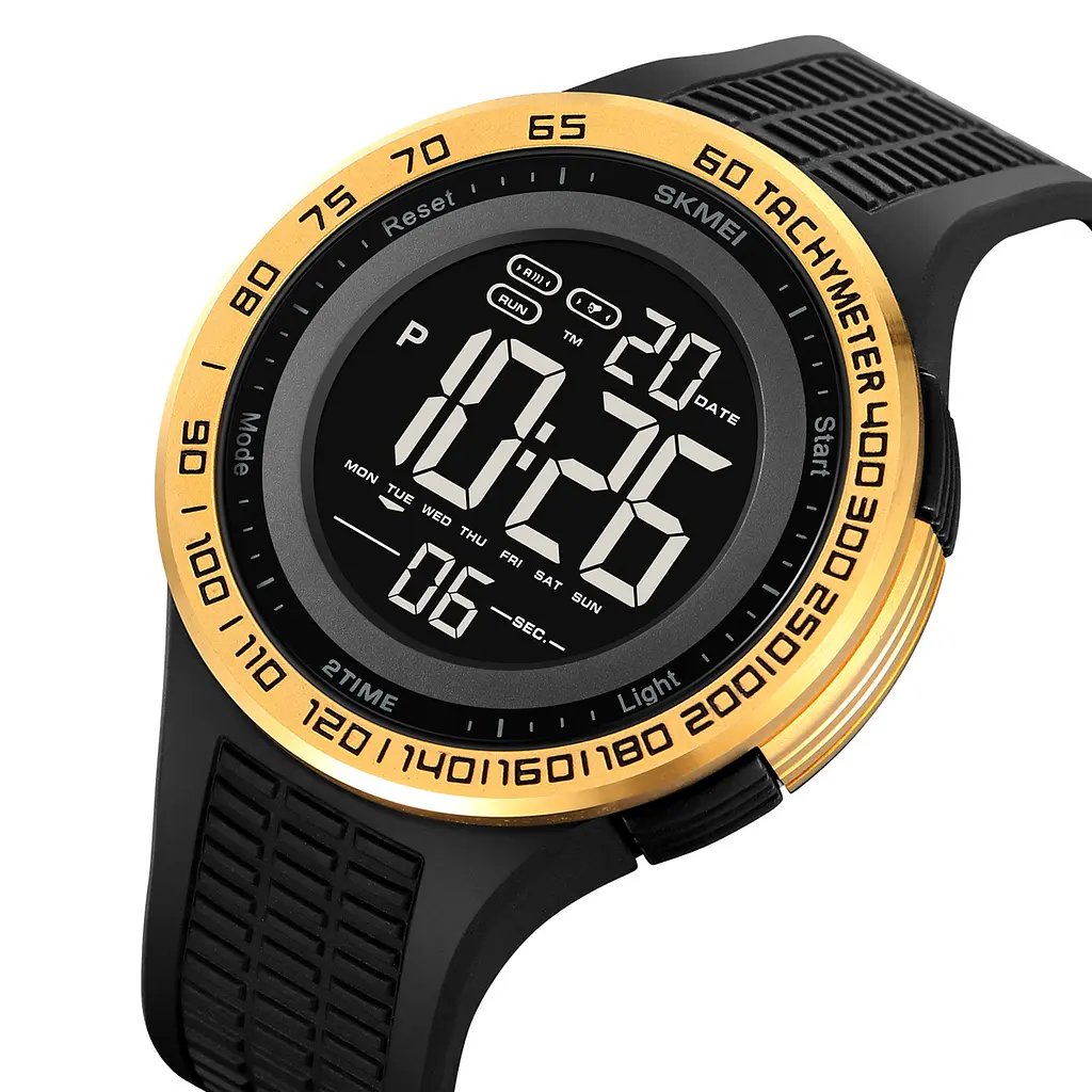 Чоловічий наручний годинник 2155GD Gold Skmei acs0030226 - фото 3