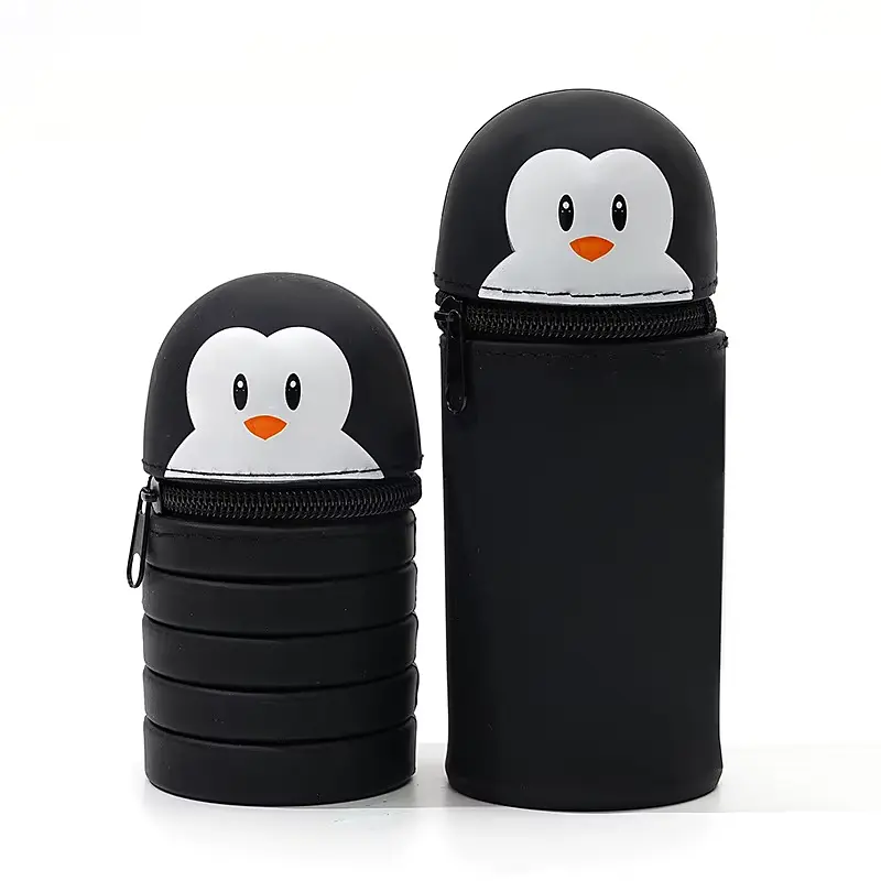 Пенал-підставка для ручок, розкладний силіконовий, Тваринки, 13192 (В асортименті) - фото 2