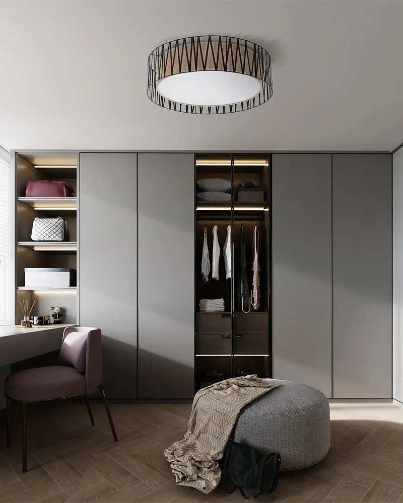 Люстра TK Lighting 4556 Harmony E27 4x15W IP20 коричневая - фото 2