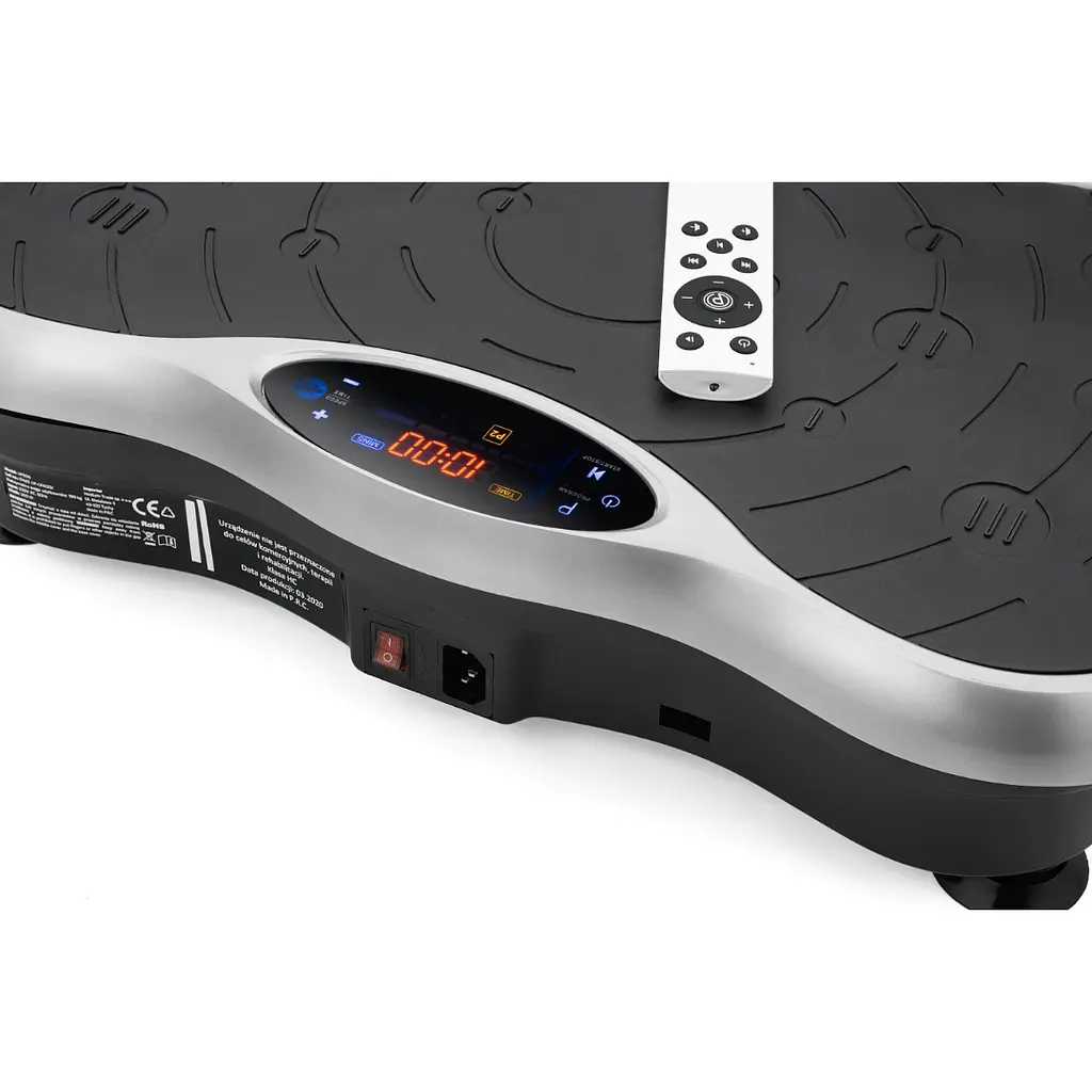 Вибрационная платформа Gymtek XP500 серебристая - фото 8