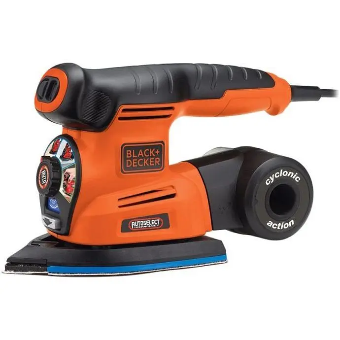 Вібраційна шліфмашина Black+Decker KA280K [119608] - фото 2