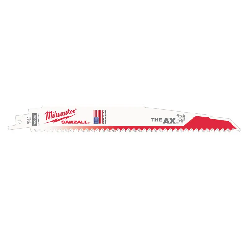 Полотно для шабельних пил AX FANG TIP MILWAUKEE, 230х5,0мм, (5шт), (деревина з цвяхами) - фото 3