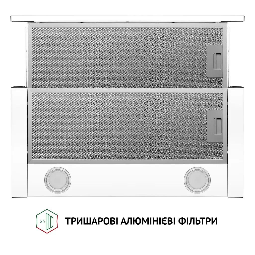 Витяжка телескопічна Perfelli TL 6212 WH 700 LED - фото 7