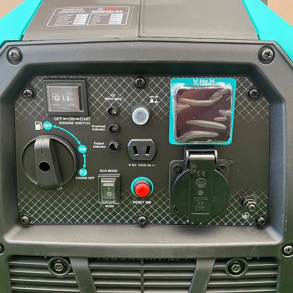 Інверторний бензиновий генератор Bosch BGW40i-SE 4.0/4.5 кВт, 220В, Дисплей +Електростартер - фото 7
