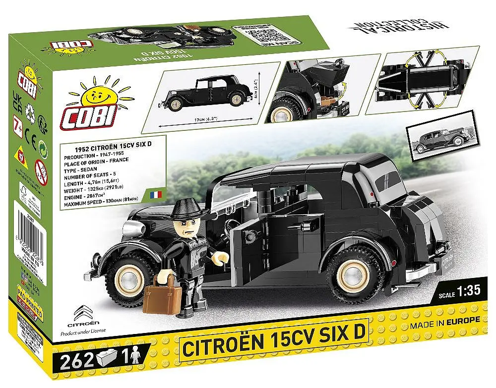 Конструктор COBI автомобіль Citroen 15CV six D 1:35 2267 - фото 7