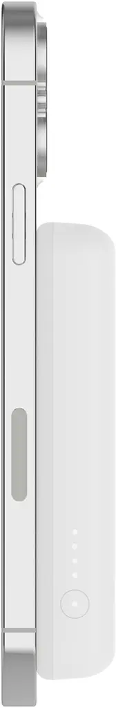 Портативний акумулятор із бездротовим заряджанням BPD004BTWT Power Bank Belkin Magnetic 5000 White - фото 3