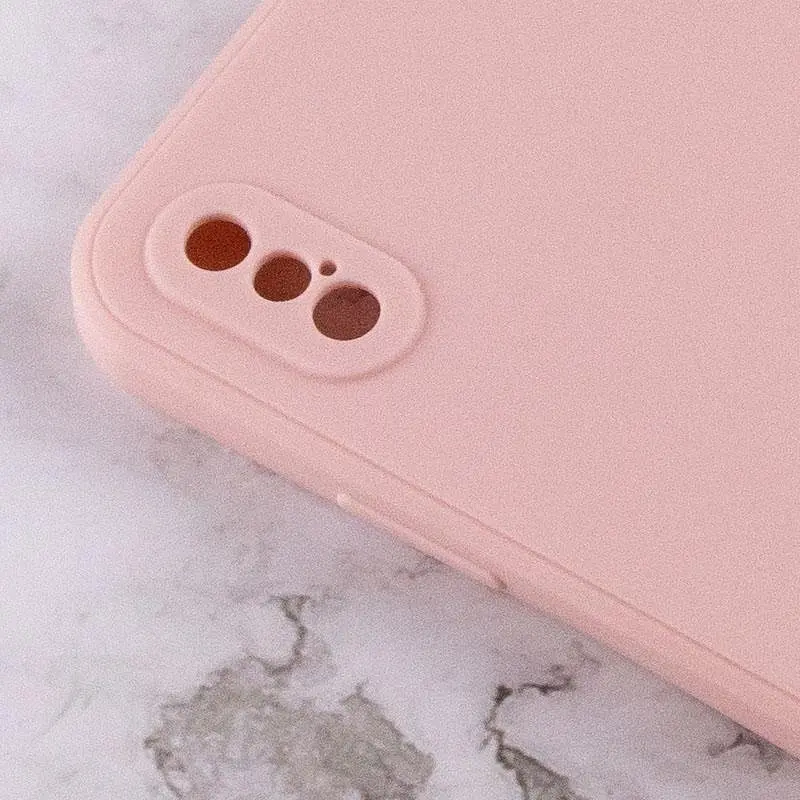 Силіконовий чохол Candy Full Camera для Apple iPhone XS Max (6.5) Рожевий / Pink Sand - фото 3