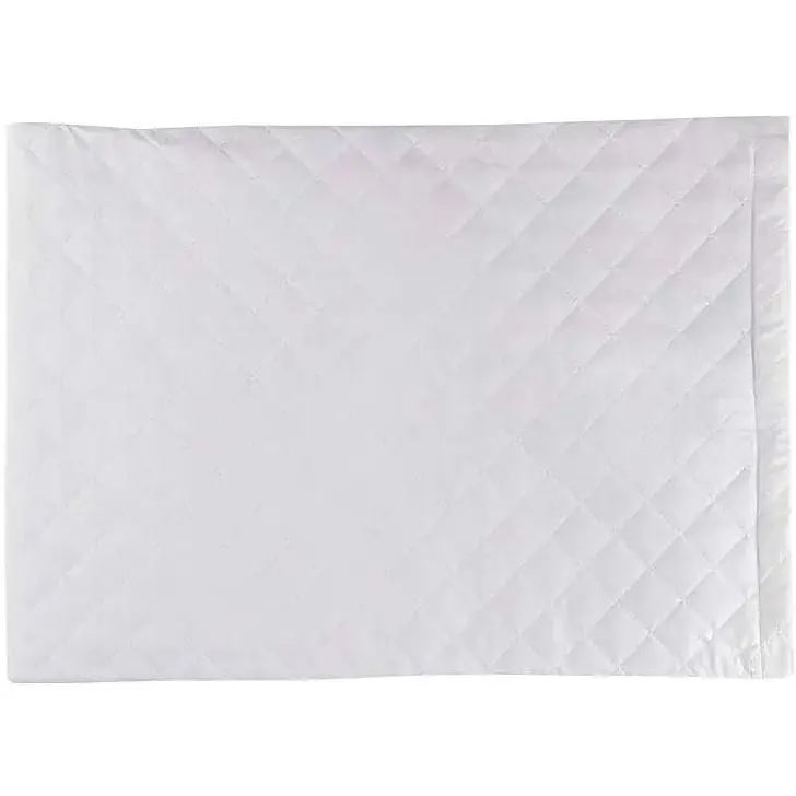 Чохол на подушку Руно Ромб на блискавці стьобаний мікрофайбер 50х70 см білий (382.52У_ромб) - фото 2