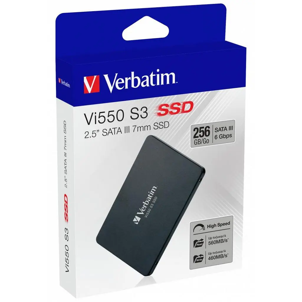 Накопитель SSD 2.5" 256GB Verbatim (49351) - фото 6