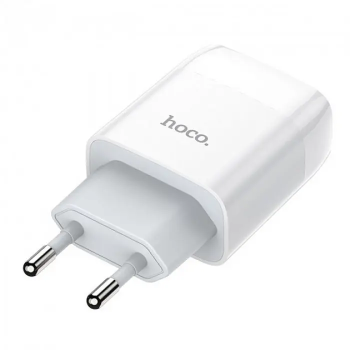Зарядное сетевое Hoco C73A Glorious 2USB 2.4A MicroUSB Белый - фото 5