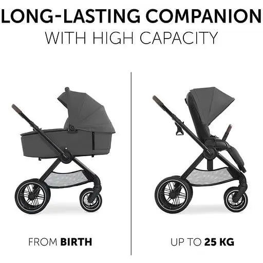 Універсальна коляска 2 в 1 Hauck Walk N Care Air Dark Grey, темно-сіра (16548-5) - фото 8