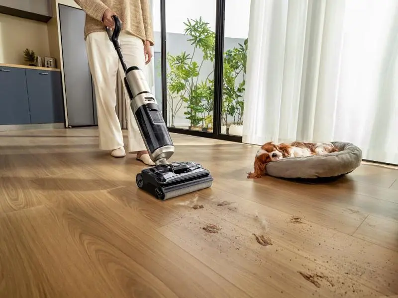 Акумуляторний мийний пилосос Tineco Floor One S5 Stretch Gold (FW690100PL) - фото 6