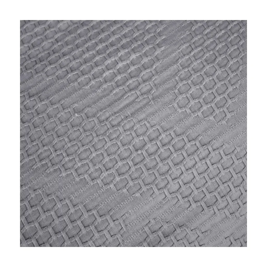 Постільна білизна MirSon №20-02 Waffle Gray 2 x 143x210 сімейний (2200011032887) - фото 6