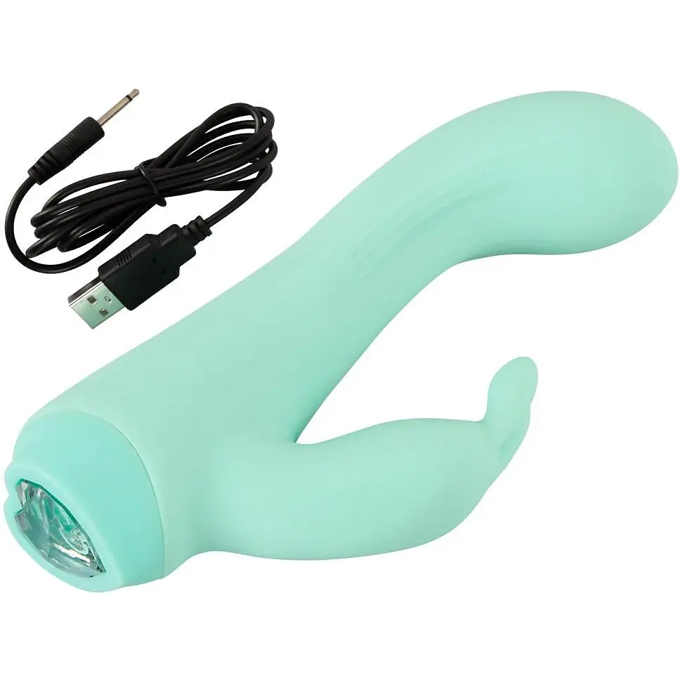 Мінівібратор-кролик Cuties Mini Vibrator Green - фото 6