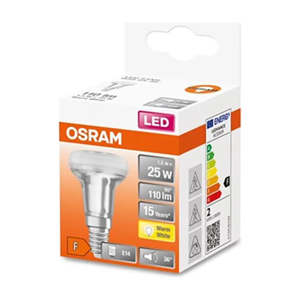 Лампочка Osram LED R39 25 36 1,5W/827 230V E14 (4058075433243) - фото 4