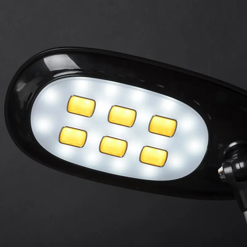 Настільна лампа Brille на гнучкій ніжці сенсорна SL-76 10W BK - фото 15