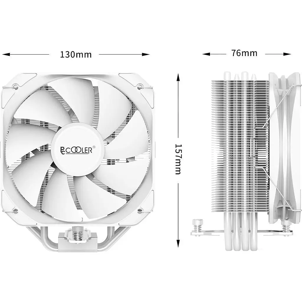 Кулер для процессора PcCooler PALADIN 400 WH (PALADIN 400 WH) - фото 7
