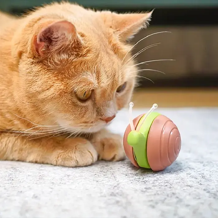 Інтерактивна іграшка для котів Cheerble Wicked Snail CWJ02 (Коричневий) - фото 4